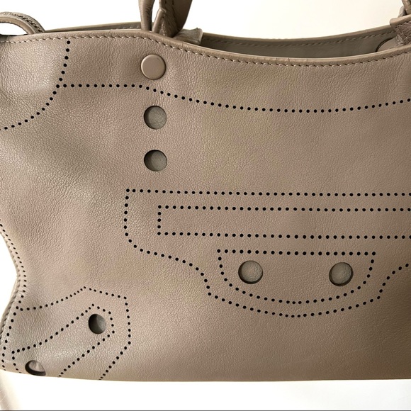 Balenciaga Blackout City AJ Shoulder Bag — Taupe - Picture 4 of 8